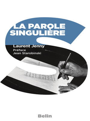 cover image of La parole singulière